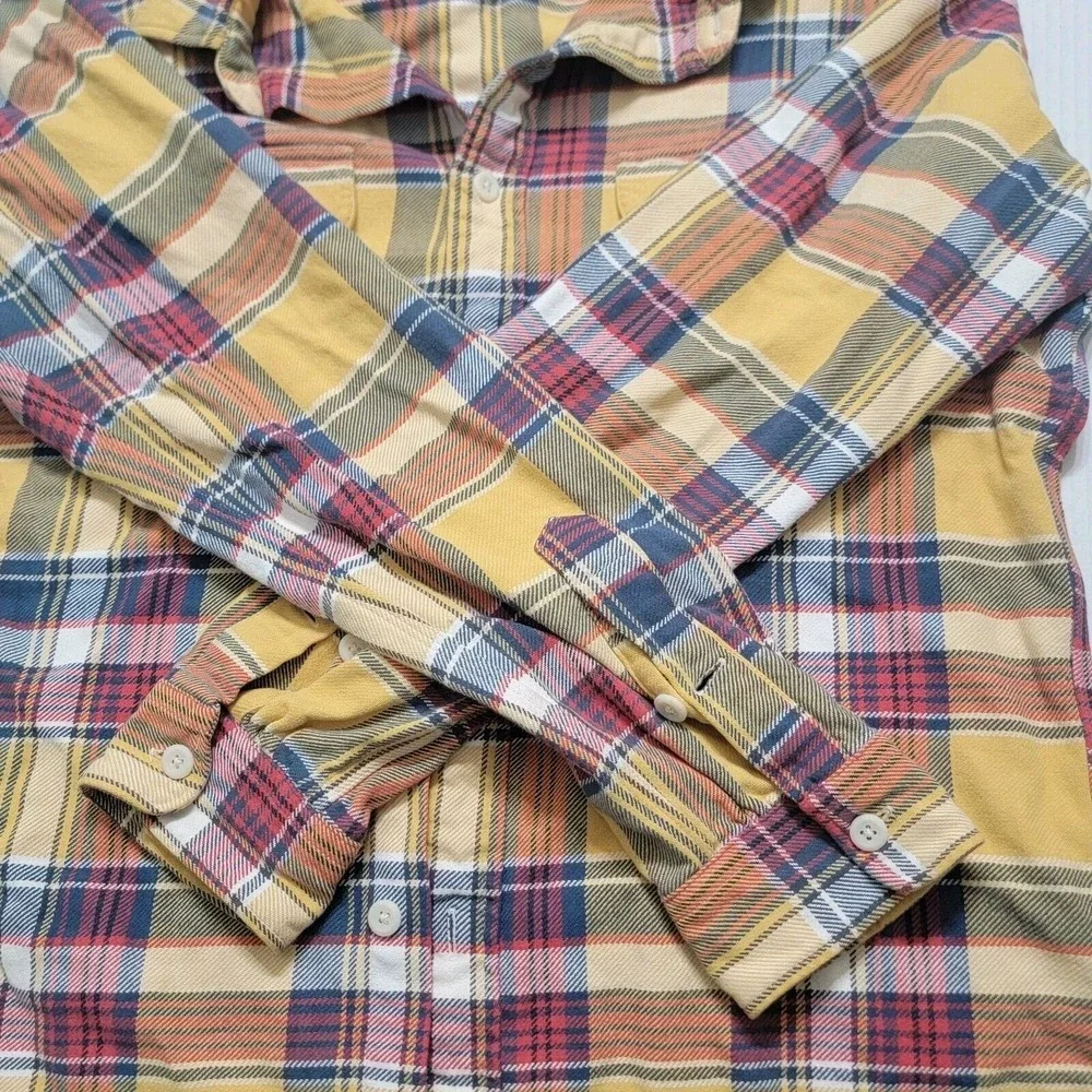 VTG Men's Polo Ralph Lauren P.R.L.‎ Outfitter Shirt Plaid Thick Flannel Size Med